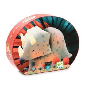 PUZZLE SILHOUETTE ' TEO LE DINO