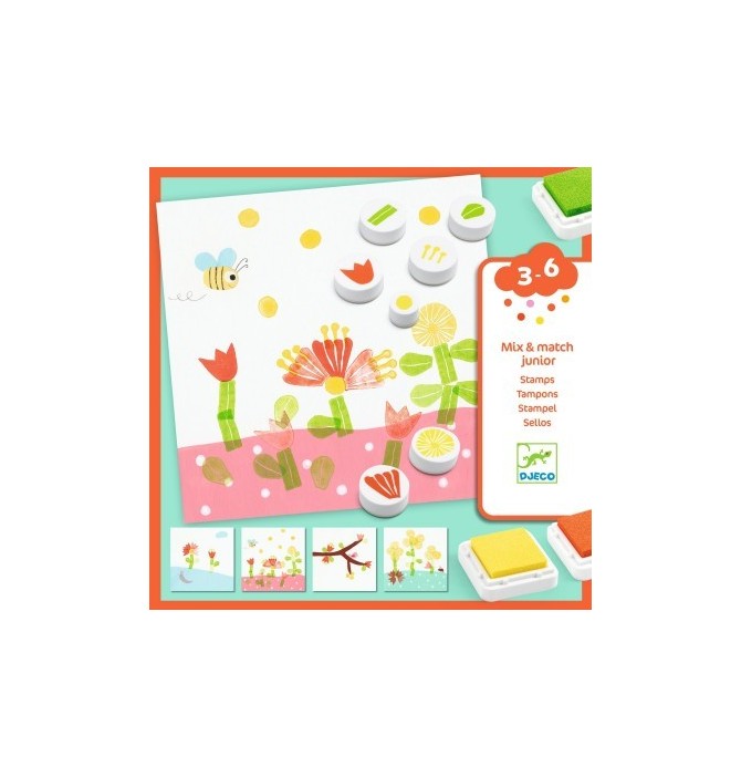 MOTIFS A TAMPONNER ' AVEC DES FLEURS