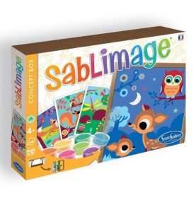 SABLIMAGE - ANIMAUX DE LA FORET ' CONCEPT BOX