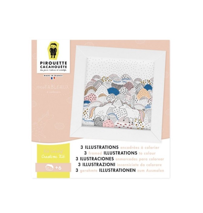 MES TABLEAUX A COLORIER LICORNES