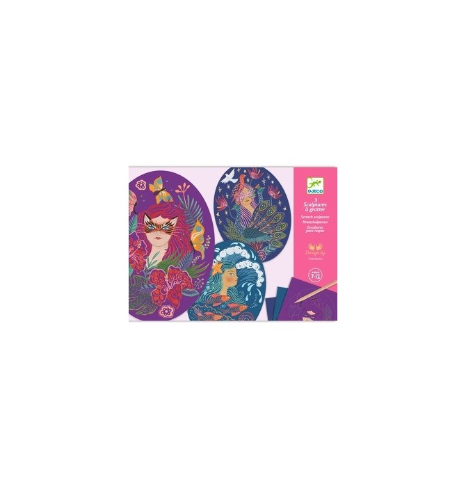 SCULPTURES A GRATTER ' NYMPHES