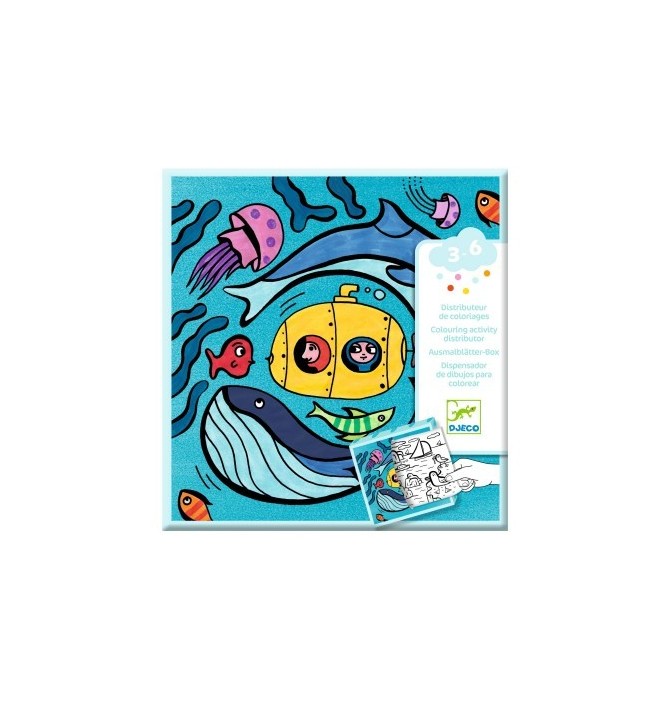 DISTRIBUTEUR DE COLORIAGE OCEAN