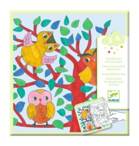 DISTRIBUTEUR DE COLORIAGE FORET