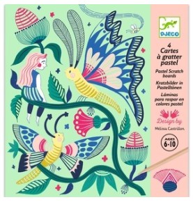CARTES A GRATTER ' JARDIN FABULEUX