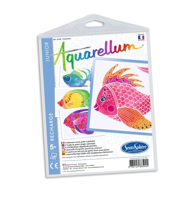 RECHARGES AQUARELLUM JUNIOR POISSONS