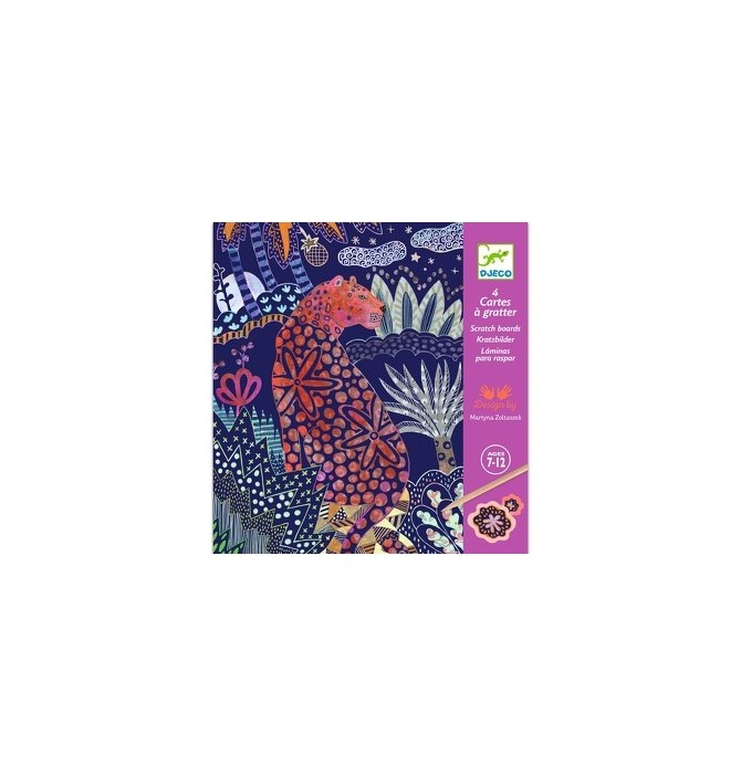 CARTES A GRATTER ' NATURE LUXURIANTE