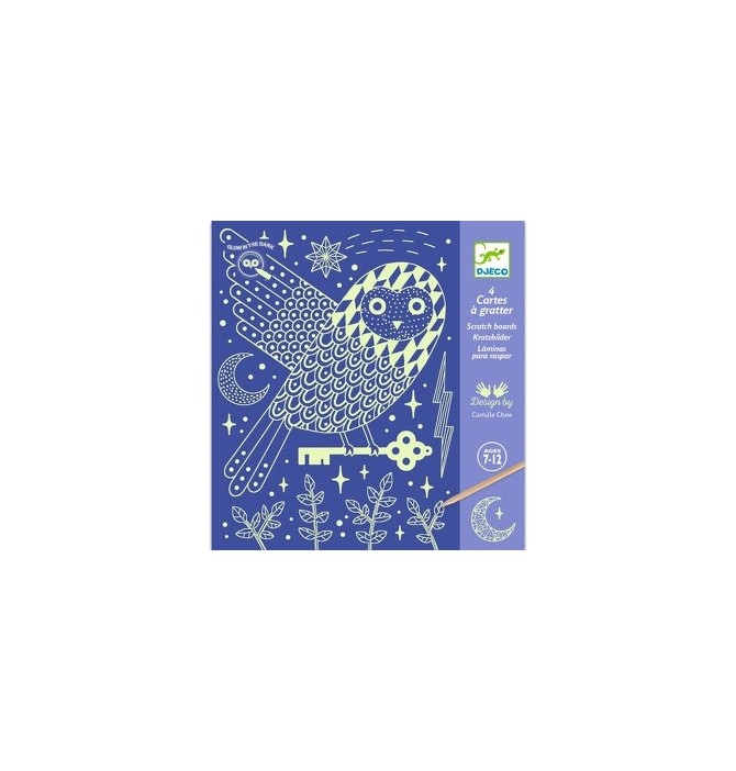 CARTES A GRATTER ' DANS LA  NUIT
