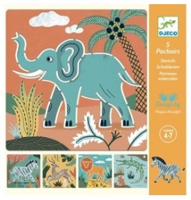 POCHOIRS ' ANIMAUX SAUVAGES