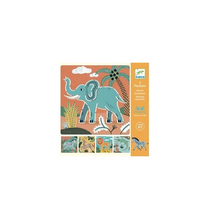 POCHOIRS ' ANIMAUX SAUVAGES