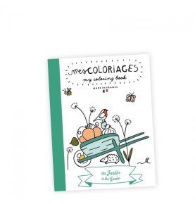 CARNET COLORIAGE AU JARDIN