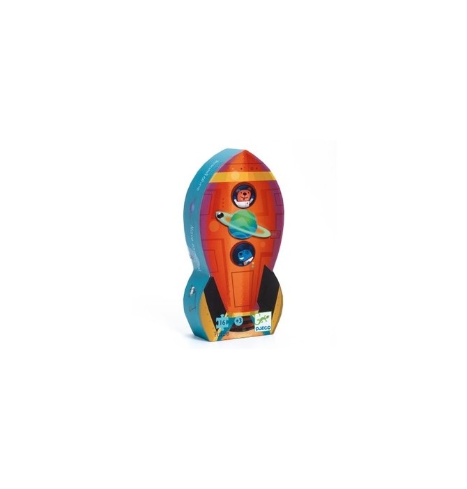 PUZZLE SILHOUETTE 16 P ' NAVETTE SPATIALE