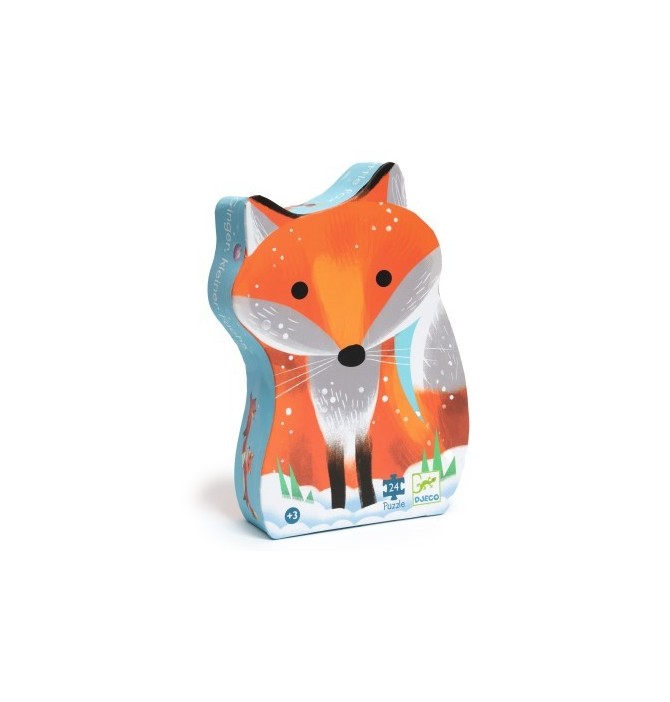 PUZZLE SILHOUETTE 24P ' GINGER LE RENARD