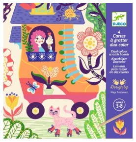 CARTES A GRATTER ' DROLES DE MAISONS