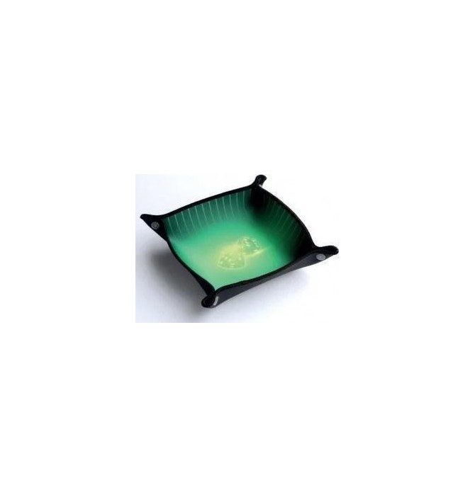PISTE DE DÉS VERT 21X21CM