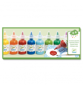 8 BOUTEILLES DE GOUACHE
