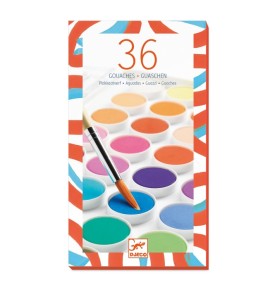 36 PASTILLES DE GOUACHE