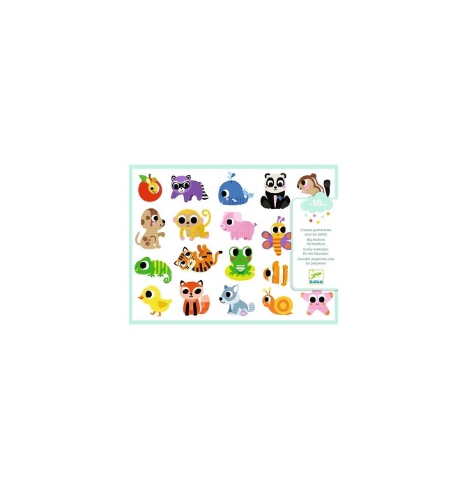 GROSSES GOMMETTES ' BEBES ANIMAUX