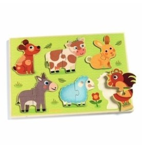 PUZZLE BOIS ' COUCOU COW