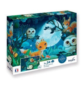 PUZZLE 2*24P ' AU CLAIR DE LUNE