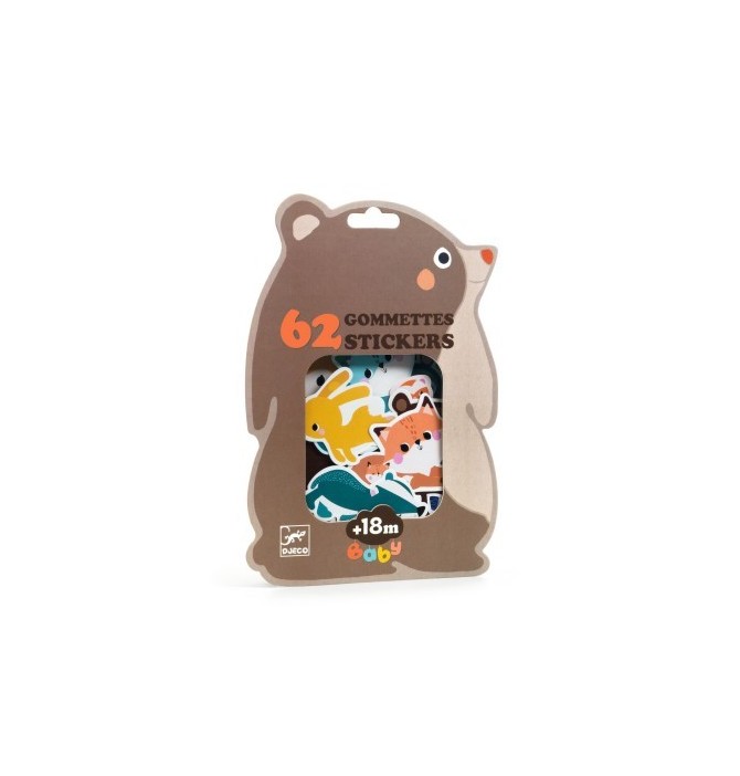 GOMMETTES ANIMAUX DE LA FORET