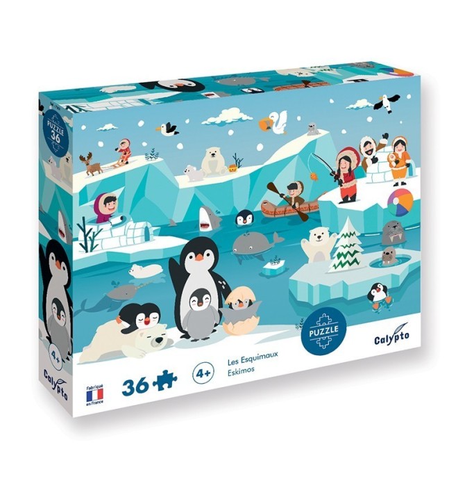 PUZZLE 36P ' LES ESQUIMAUX