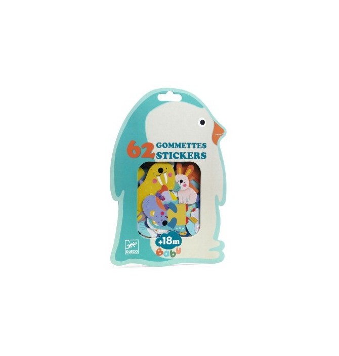 GOMMETTES ANIMAUX DE LA BANQUISE