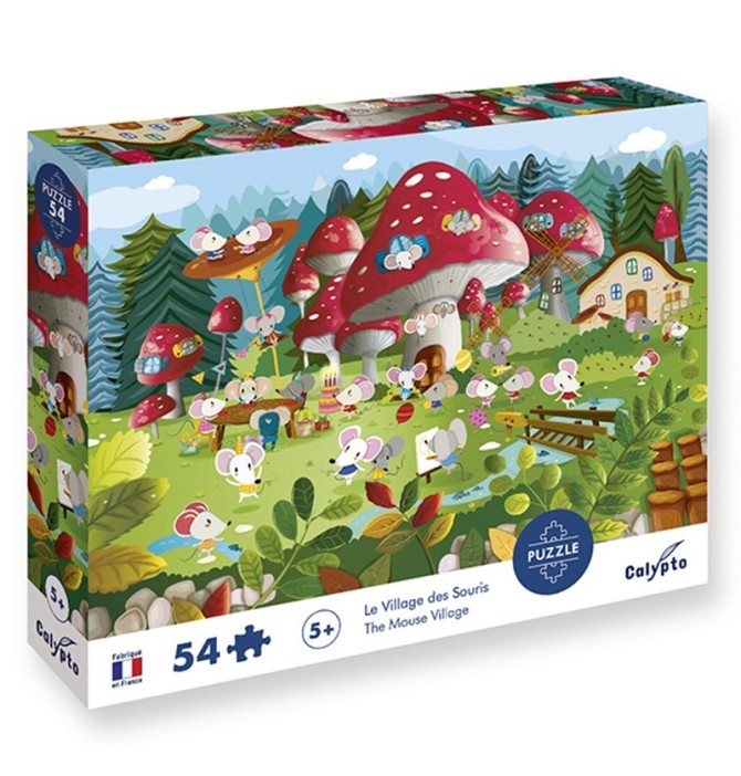 PUZZLE 54P ' LE VILLAGE DES SOURIS