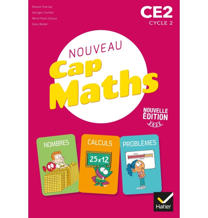 Cap maths CE2 - Ed. 2022 - Livre de l'élève