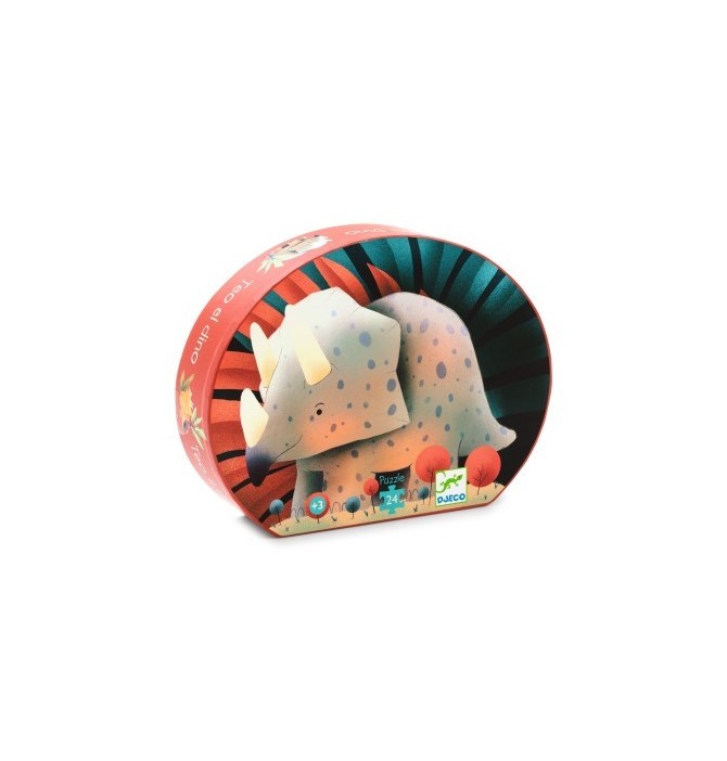 PUZZLE SILHOUETTE ' TEO LE DINO