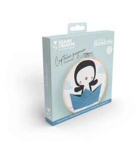 KIT BRODERIE CAPITAINE PINGOUIN
