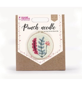 KIT PUNCH NEEDLE VEGETAL