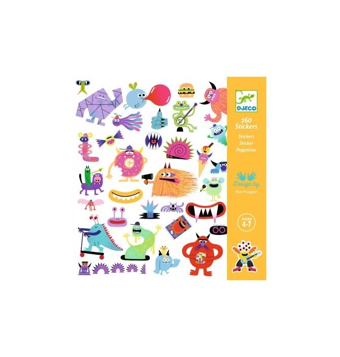STICKERS MONSTRES