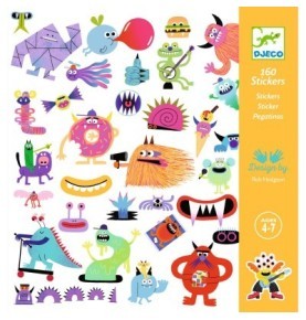 STICKERS MONSTRES