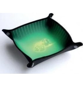 PISTE DE DÉS VERT 21X21CM