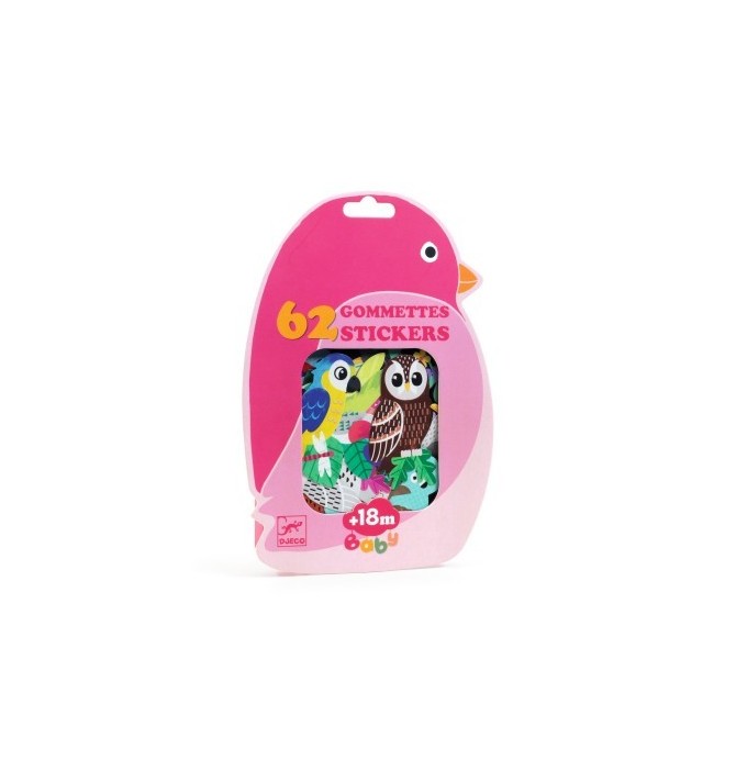 GOMMETTES OISEAUX