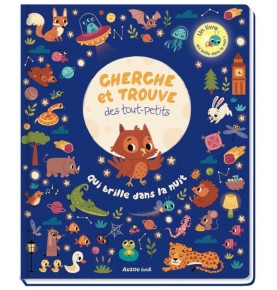 Cherche et trouve des tout-petits qui brille dans la nuit
