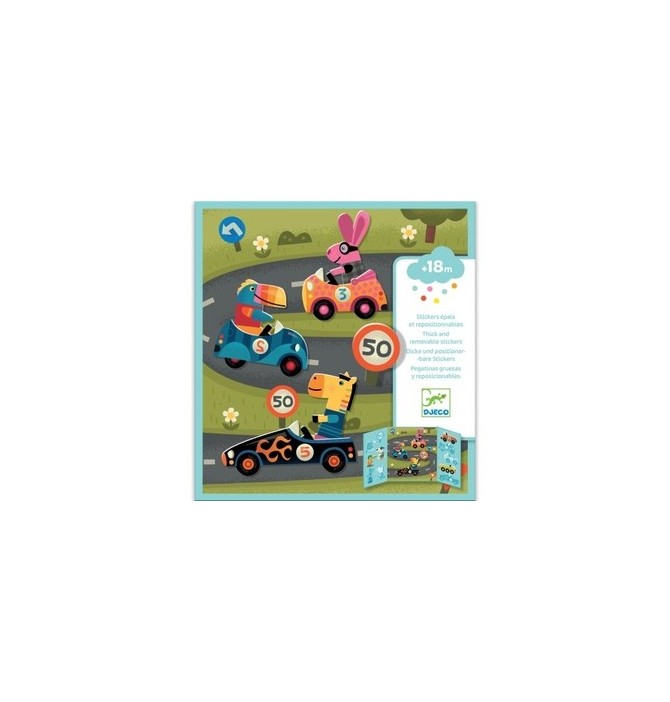 STICKERS EPAIS ' LES VOITURES