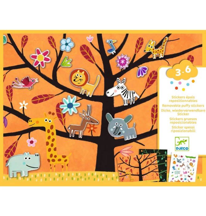 STICKERS EPAIS ' CHAT PERCHE
