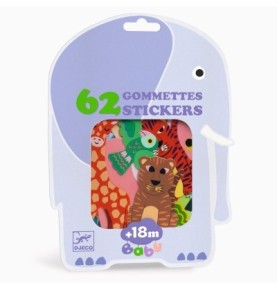 GOMMETTES ANIMAUX DE LA SAVANE
