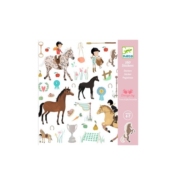 STICKERS CHEVAUX