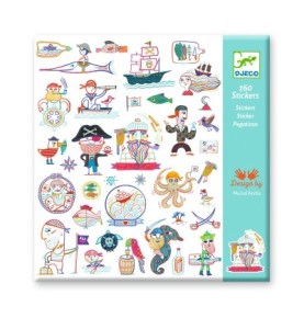 STICKERS LES PIRATES ATTAQUENT