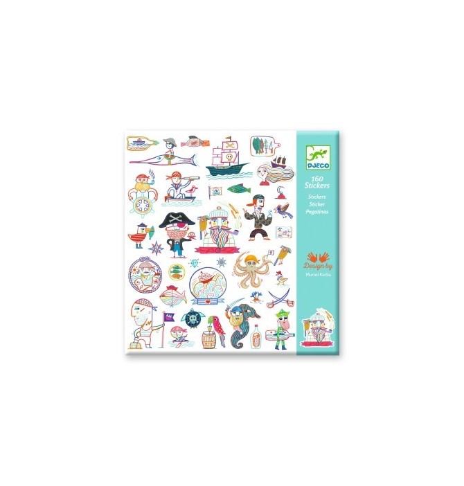 STICKERS LES PIRATES ATTAQUENT