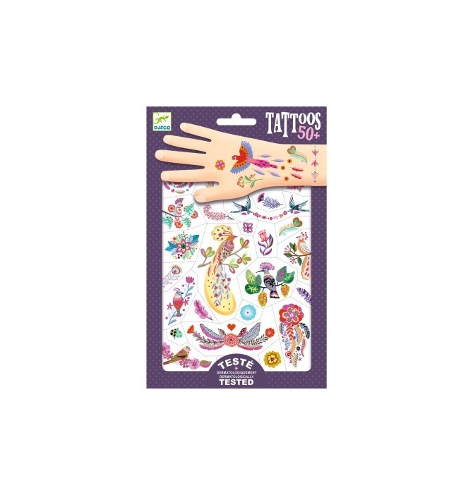 TATOUAGES PLUME COLOR
