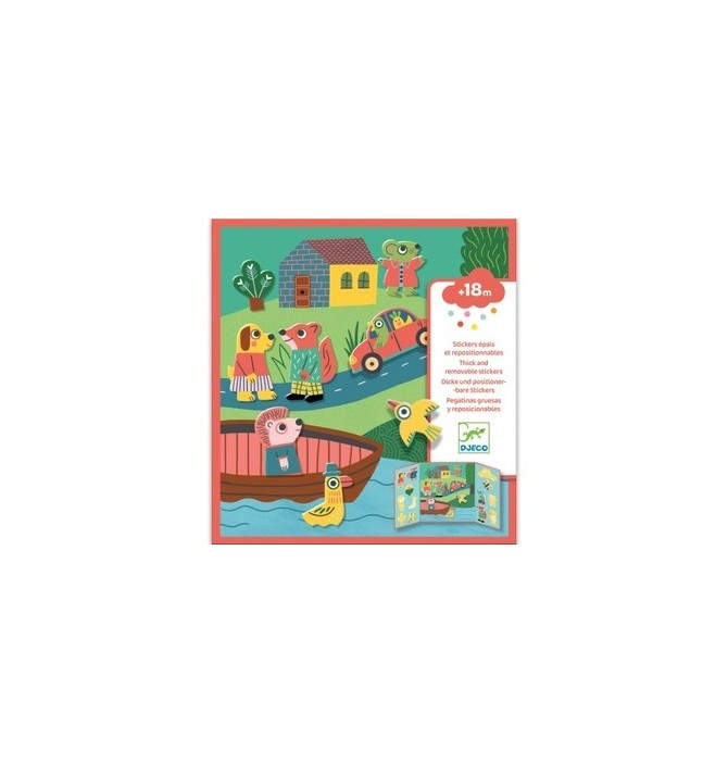 STICKERS EPAIS ' LES ANIMAUX