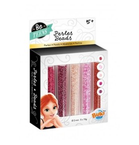 TUBES DE PERLES ROSES ' BE TEENS