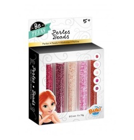 TUBES DE PERLES ROSES ' BE TEENS