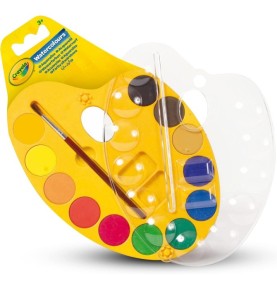 PALETTE DE 12 PEINTURES AQUARELLES